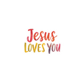 Jesus Loves You - Digital Sticker
