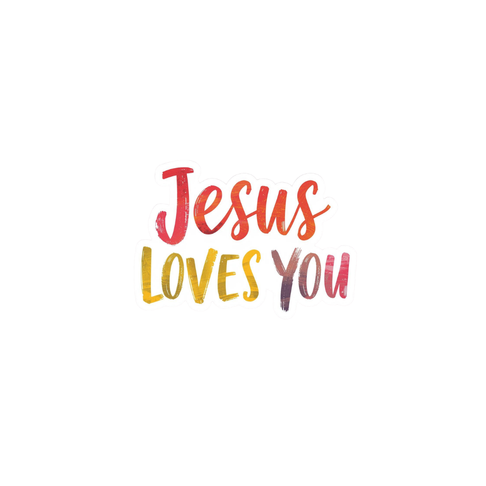 Jesus Loves You - Digital Sticker