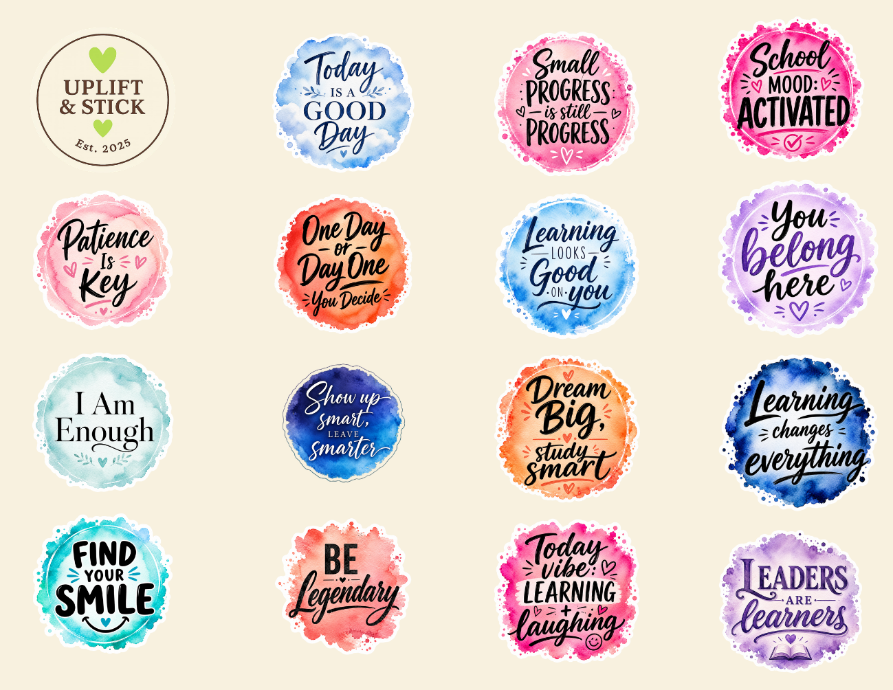 Back to School Sticker Sheet