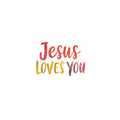 Jesus Loves You - Sticker