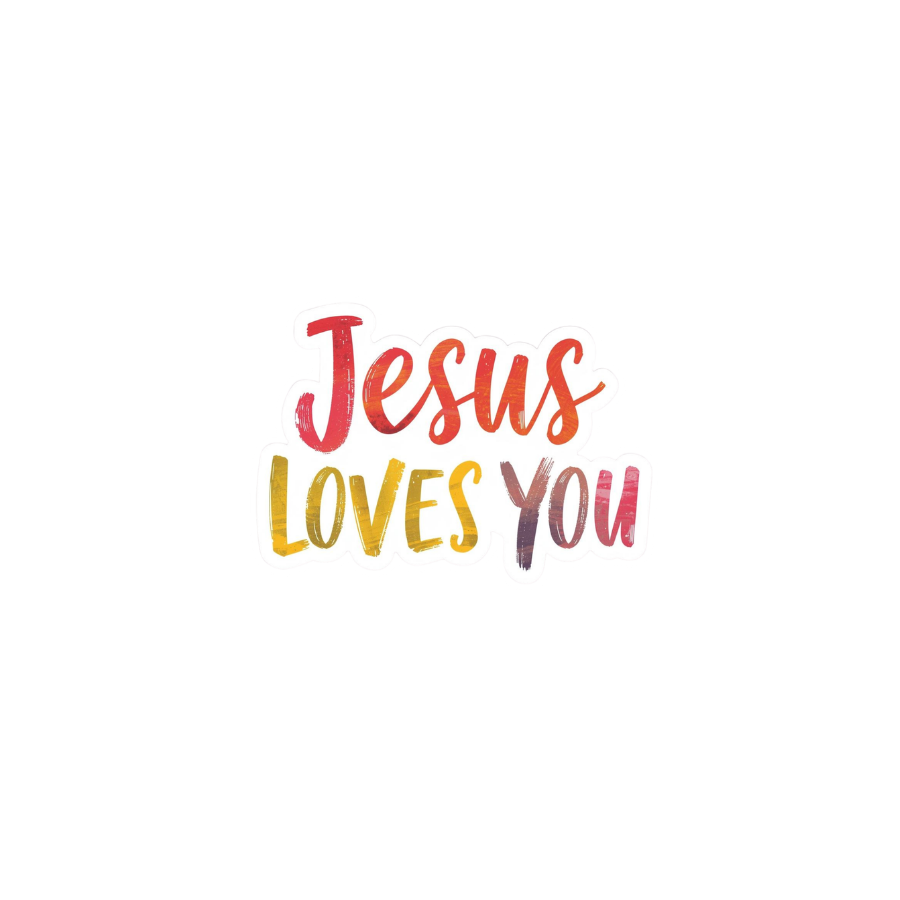 Jesus Loves You - Sticker