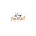 Stay Focused - Sticker
